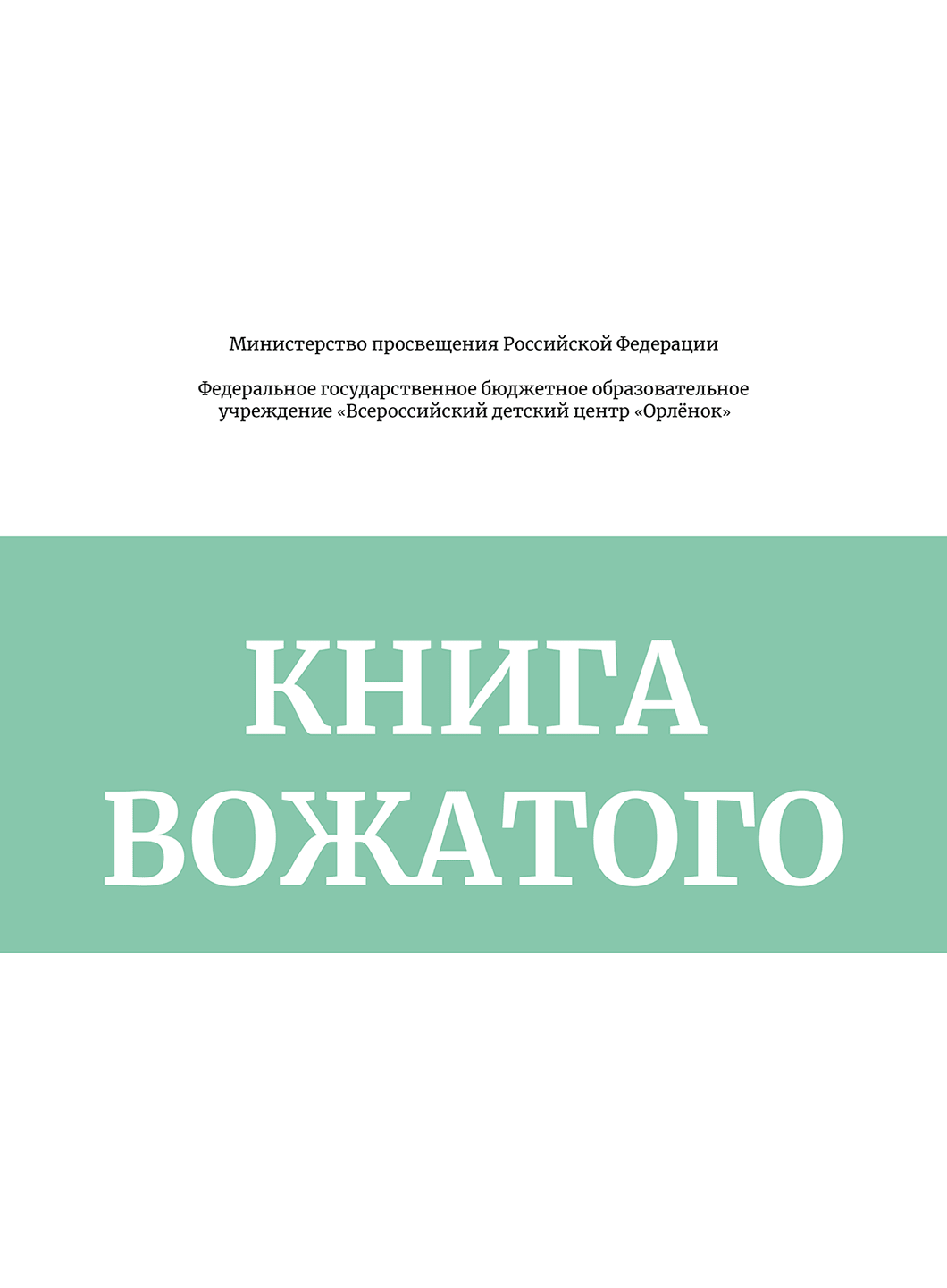 Книга вожатого